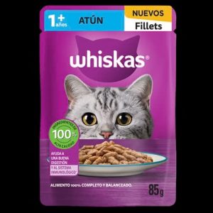 Sobre de Alimento Húmedo P/Gato de Atún, whiskas  85g