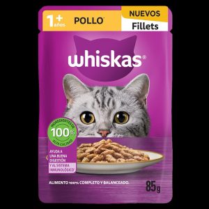 Sobre de Alimento Húmedo P/Gato de Pollo, whiskas  85g
