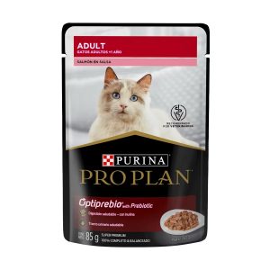 Sobre de Alimento Húmedo Para Gato Adulto con salmón  85g Pro Plan