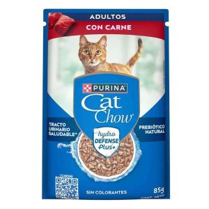 Sobre de Alimento Húmedo P/Gato con Carne, Cat Chow 85g