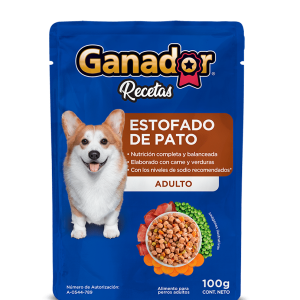 Sobre de Alimento Húmedo P/Perro de Pavo Ganador 100g