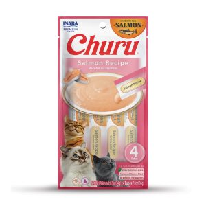 Premio P/Gato Churu Receta Salmón 4pz