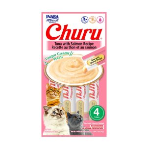 Premio P/Gato Churu Receta Atún con Salmón  4pz