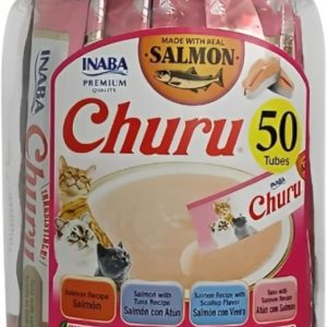 Premio P/Gato Churu Receta Salmón 50pz